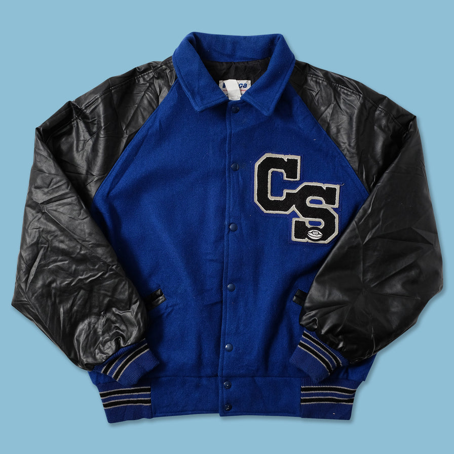 Vintage Wool Leather Varsity Jacket XXLarge 