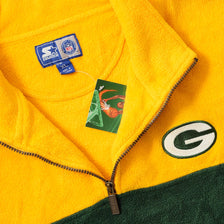Vintage Starter Green Bay Packers Q-Zip Fleece XLarge