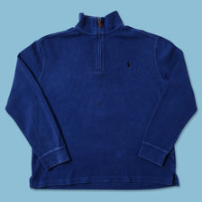 Vintage Polo Ralph Lauren Q-Zip Sweater Large 