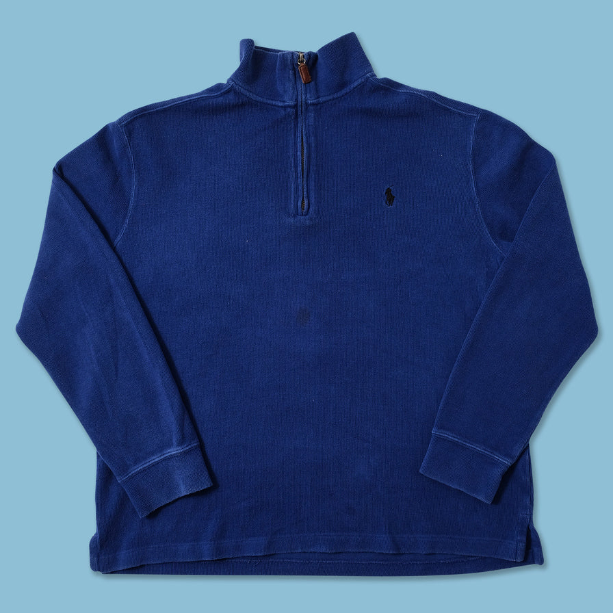 Vintage Polo Ralph Lauren Q-Zip Sweater Large 