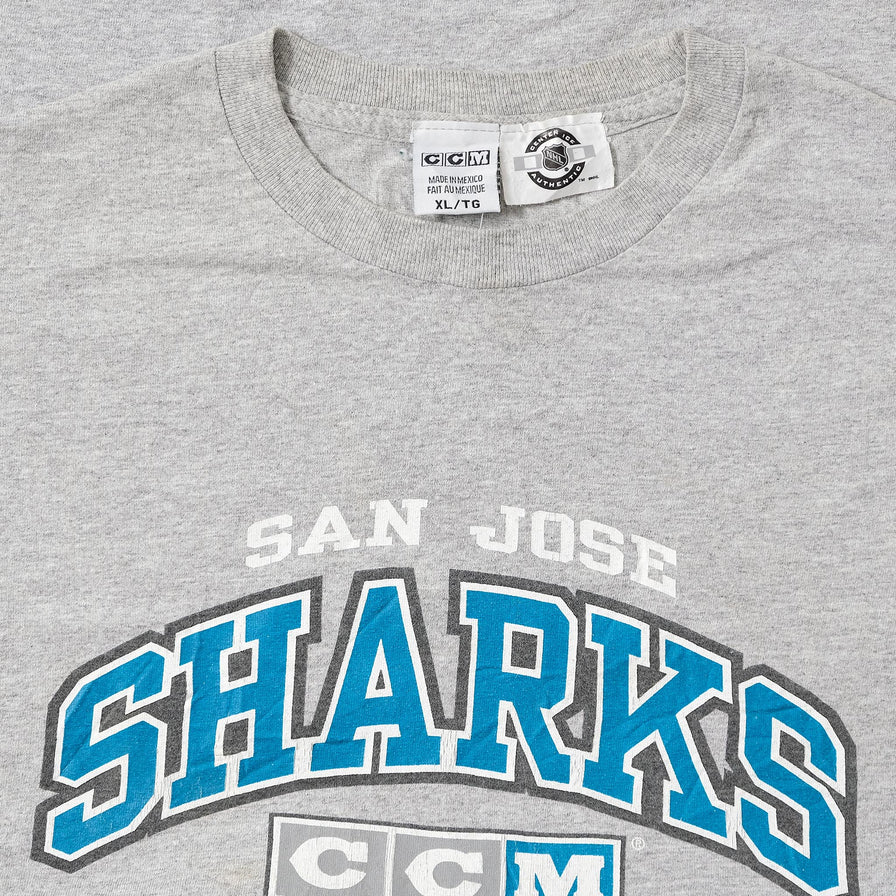 Vintage San Jose Sharks T-Shirt XLarge 