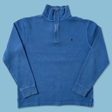 Vintage Polo Ralph Lauren Q-Zip Sweater Small 