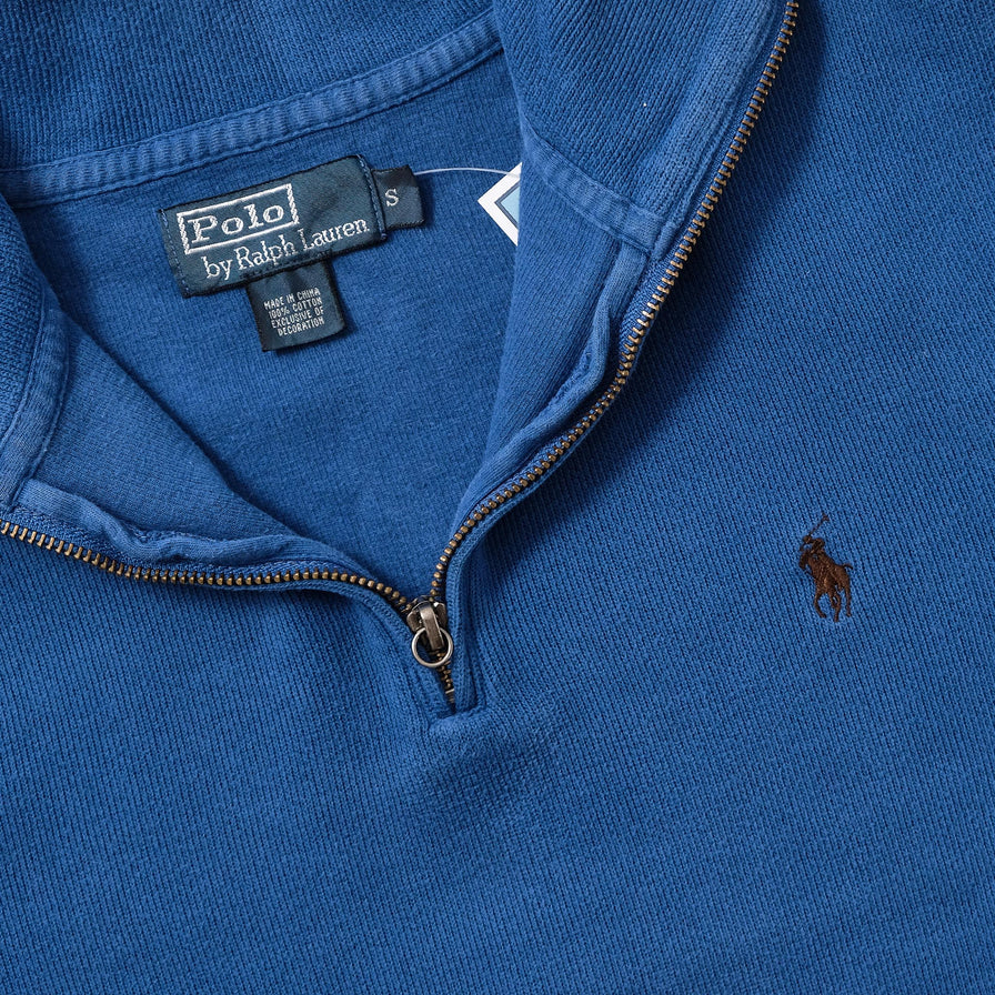 Vintage Polo Ralph Lauren Q-Zip Sweater Small 