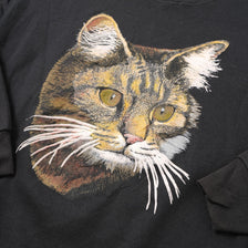 Vintage Cat Sweater Medium 