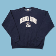 Vintage Brigham Young Sweater XLarge 