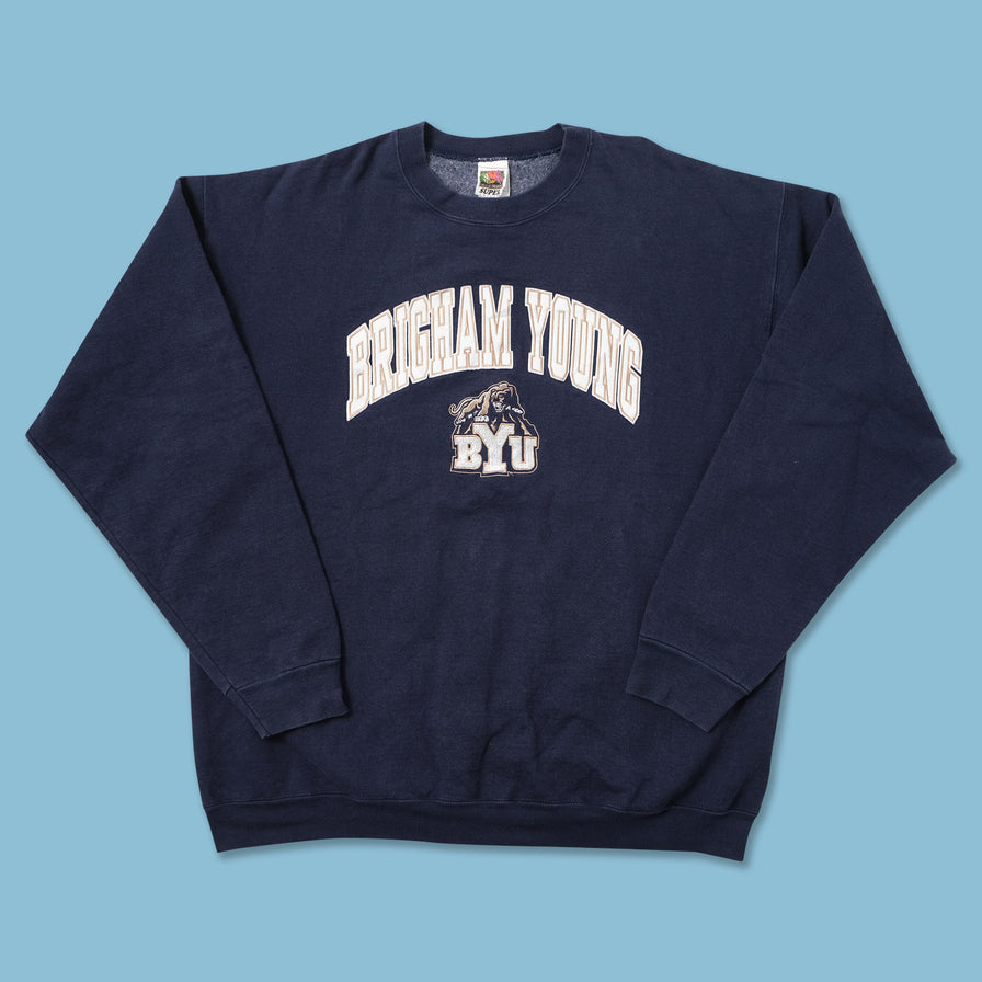 Vintage Brigham Young Sweater XLarge 