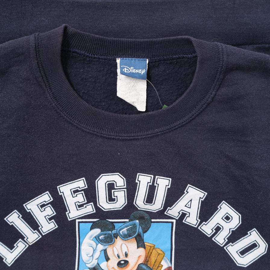 Vintage Mickey Mouse Lifeguard Sweater Large 