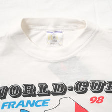 Vintage 1998 World Cup France T-Shirt Small 