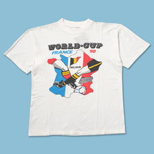 Vintage 1998 World Cup France T-Shirt Small 