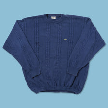 Vintage Lacoste Knit Sweater Medium 