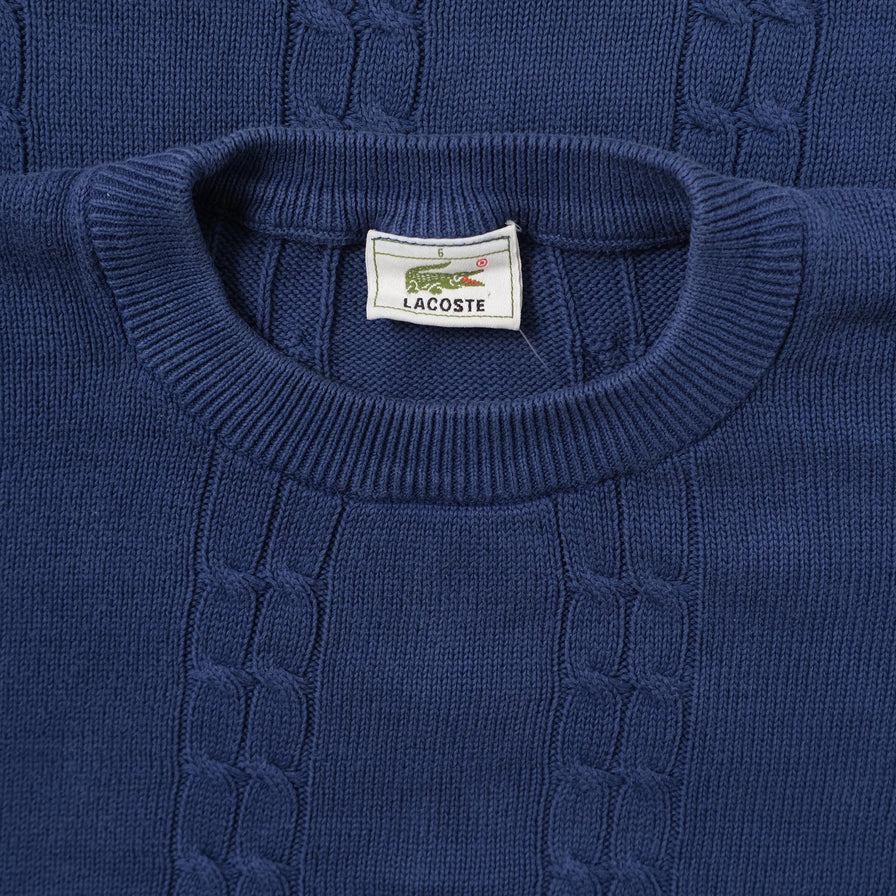 Vintage Lacoste Knit Sweater Medium 