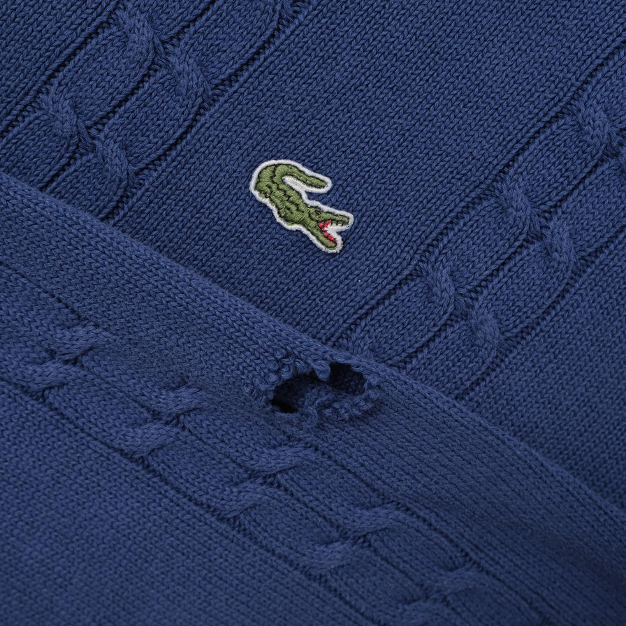 Vintage Lacoste Knit Sweater Medium 