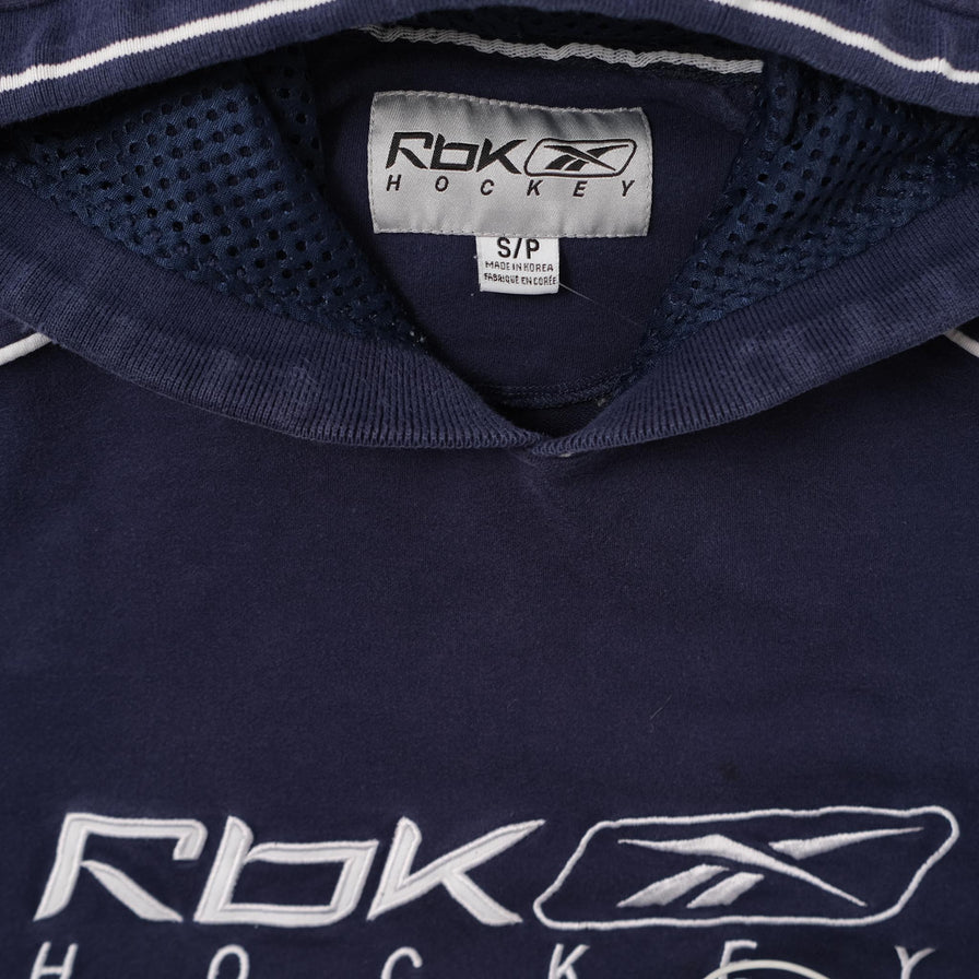 Vintage Reebok Hockey Hoody Small 