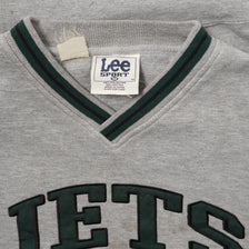 Vintage New York Jets V-Neck Sweater Medium 
