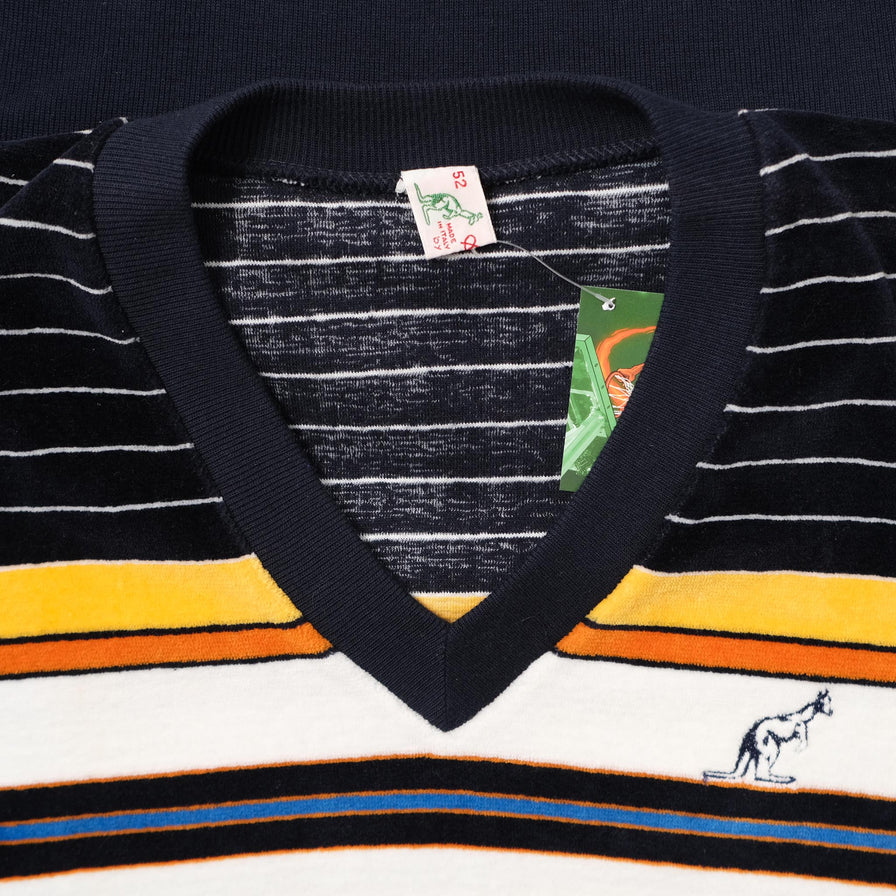 Vintage Milano V-Neck Sweater Medium 