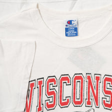 Vintage Champion Wisconsin Badgers T-Shirt Large 