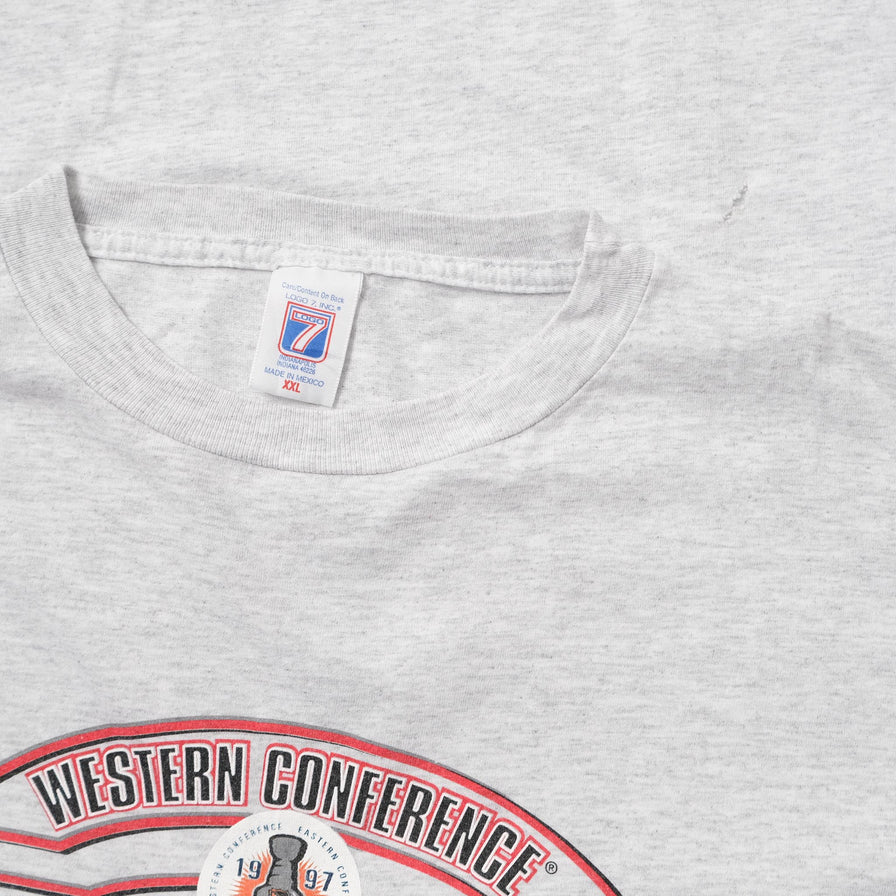 Vintage 1997 Detroit Red Wings T-Shirt XXLarge 