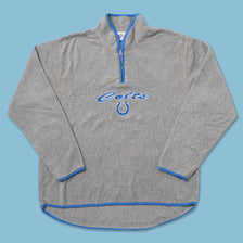 Vintage Indianapolis Colts Q-Zip Fleece Medium 