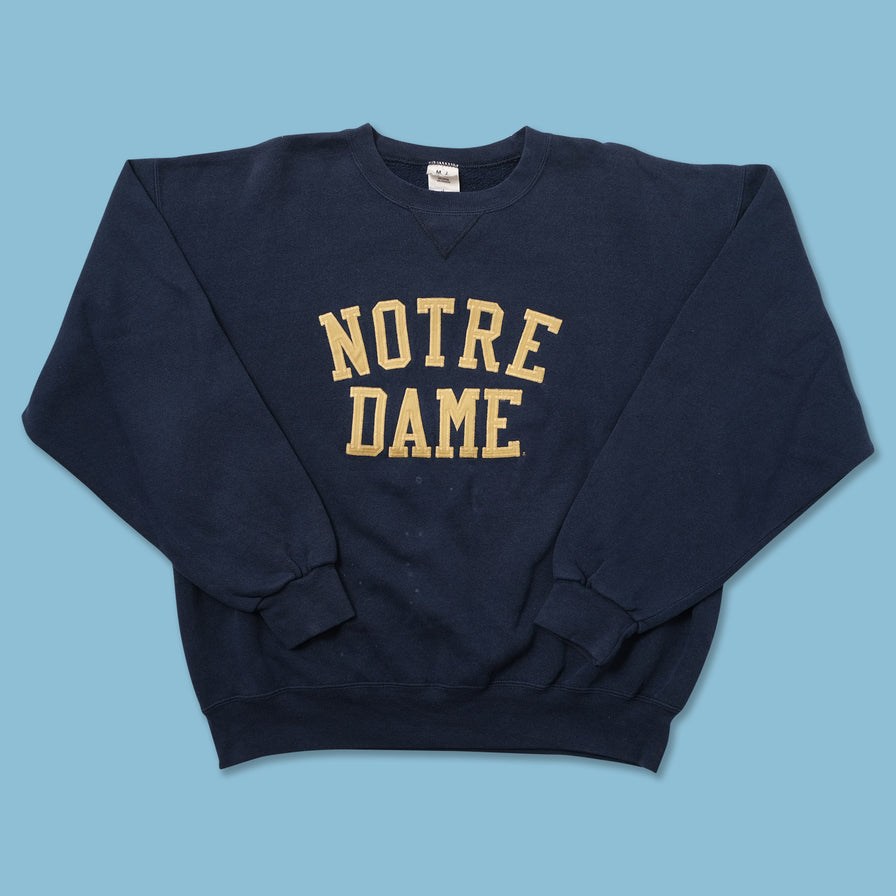 Vintage Notre Dame Sweater Large 