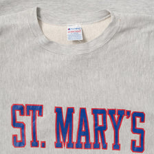 Vintage Champion St. Mary's Sweater Large 