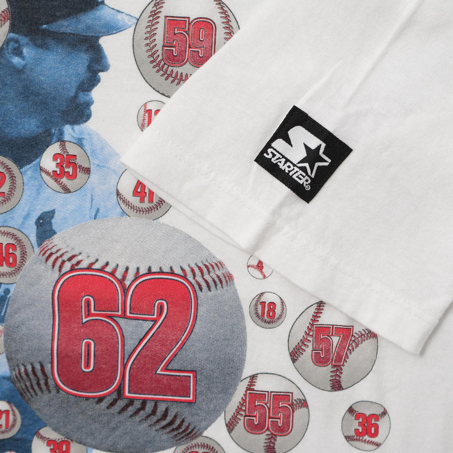 Vintage DS 1998 Starter Mark McGwire T-Shirt Small 