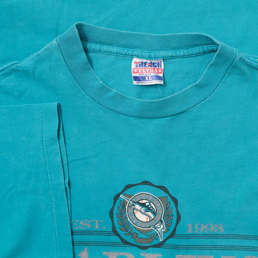 Vintage 1992 Miami Marlins T-Shirt XLarge 