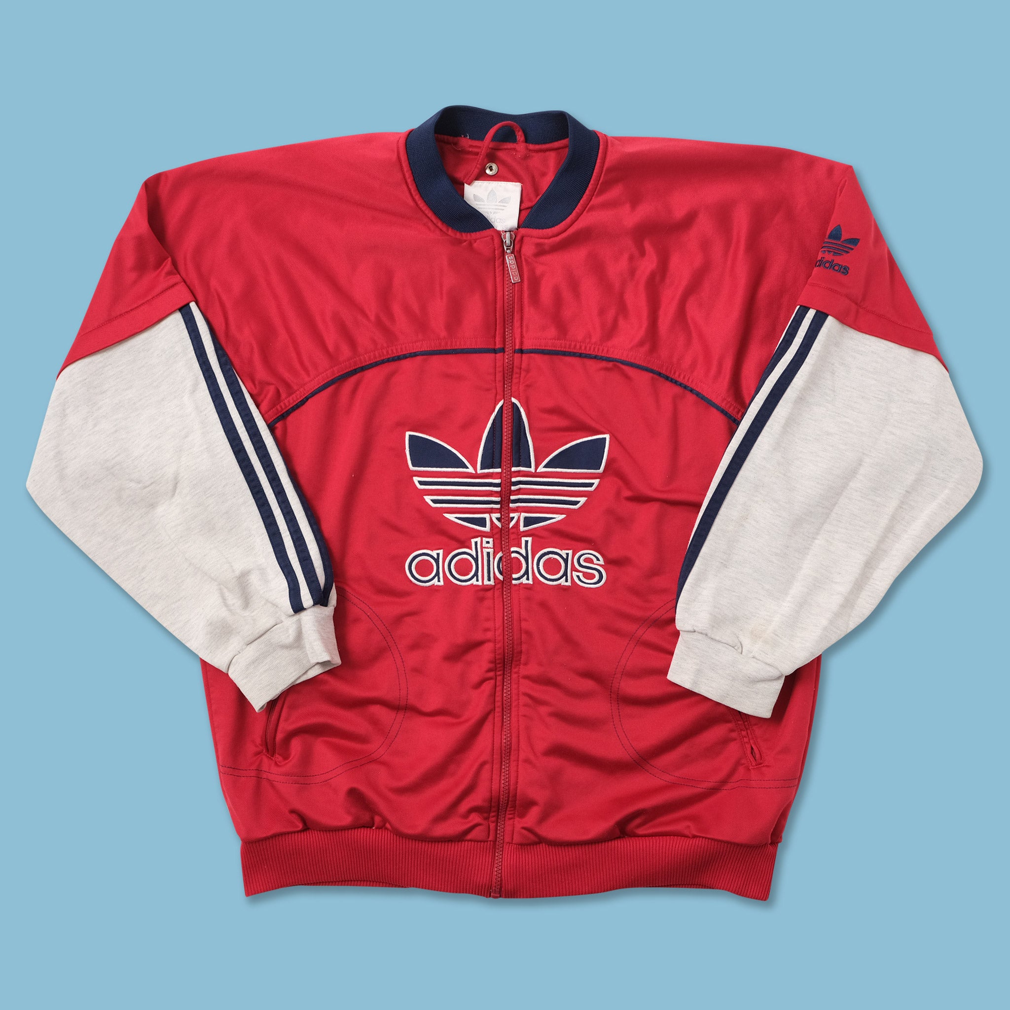 Vintage red hot sale adidas jacket