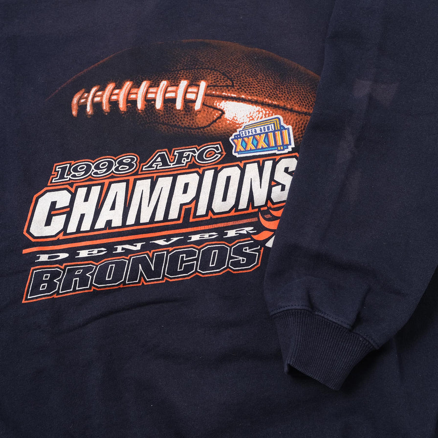 Vintage 1998 Denver Broncos Sweater Large 