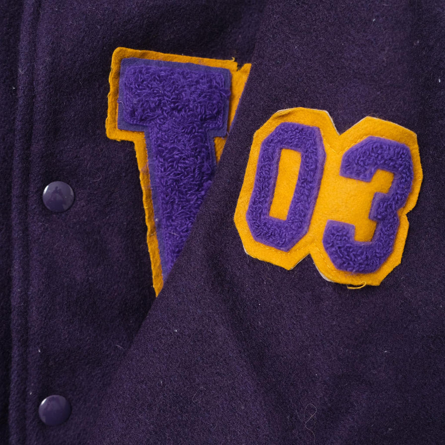 Vintage College Wool Jacket Medium 