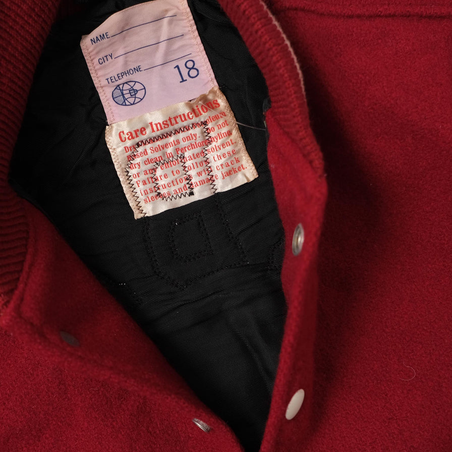 Vintage Women's College Wool Jacket Small 