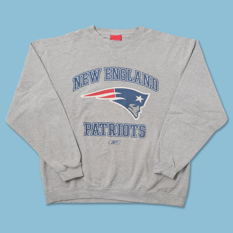 Vintage Reebok New England Patriots Sweater Large 