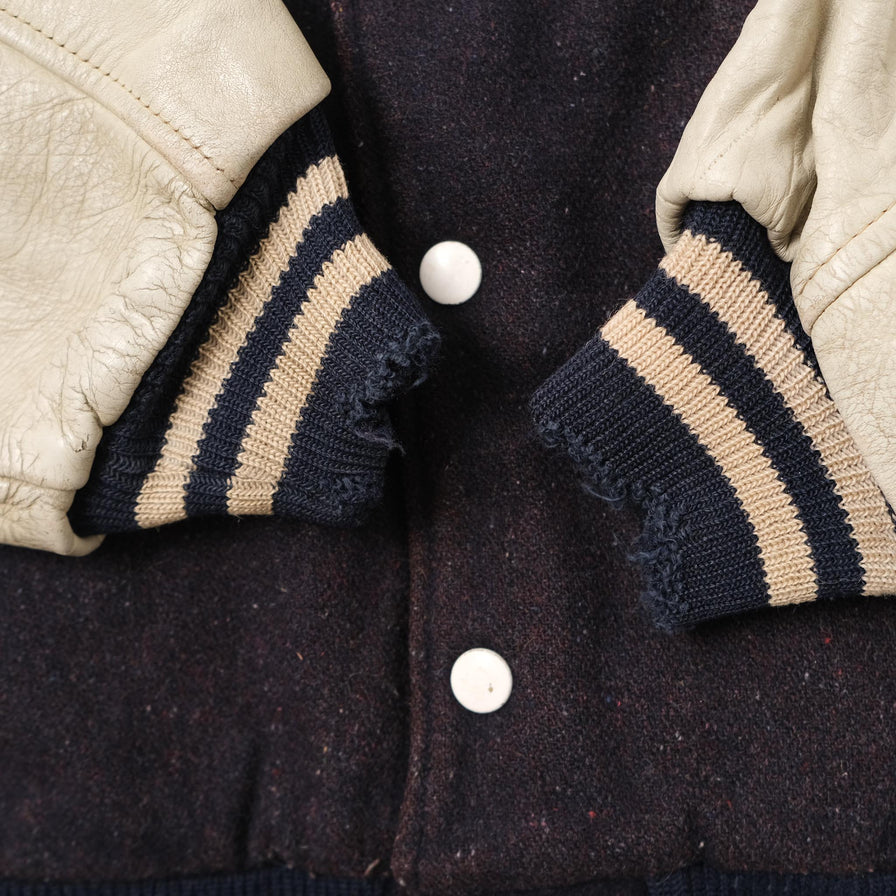 Vintage College Wool Jacket Medium 