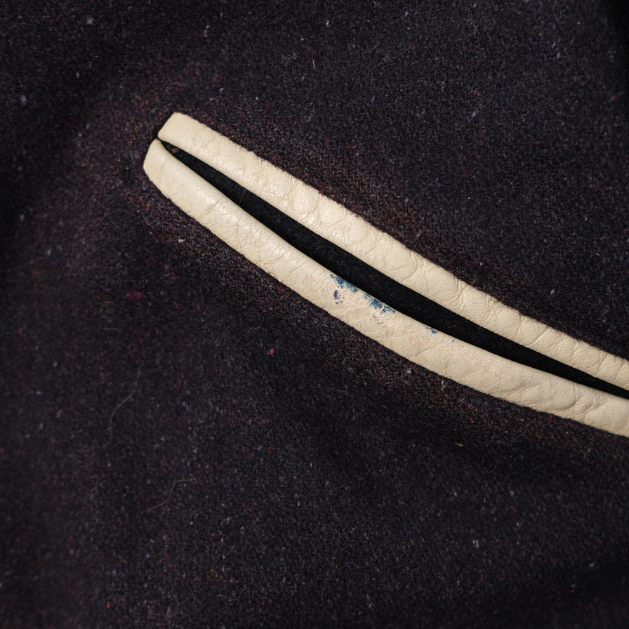 Vintage College Wool Jacket Medium 