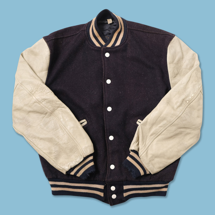 Vintage College Wool Jacket Medium 