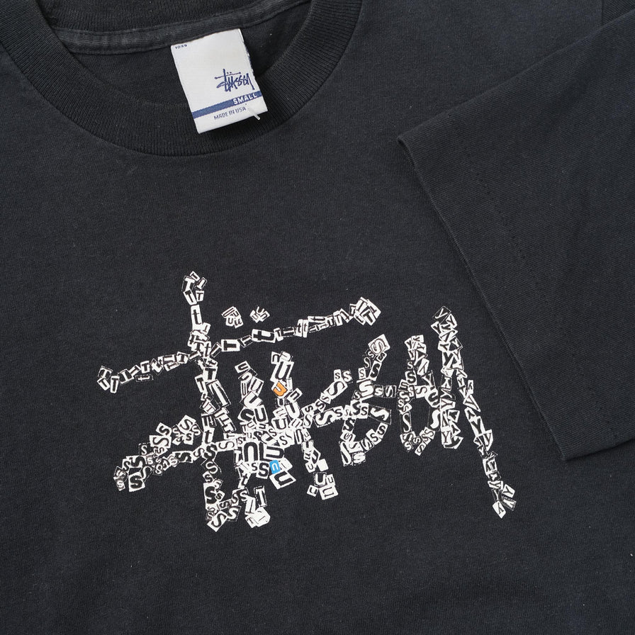 Vintage Women's Stussy T-Shirt Small 