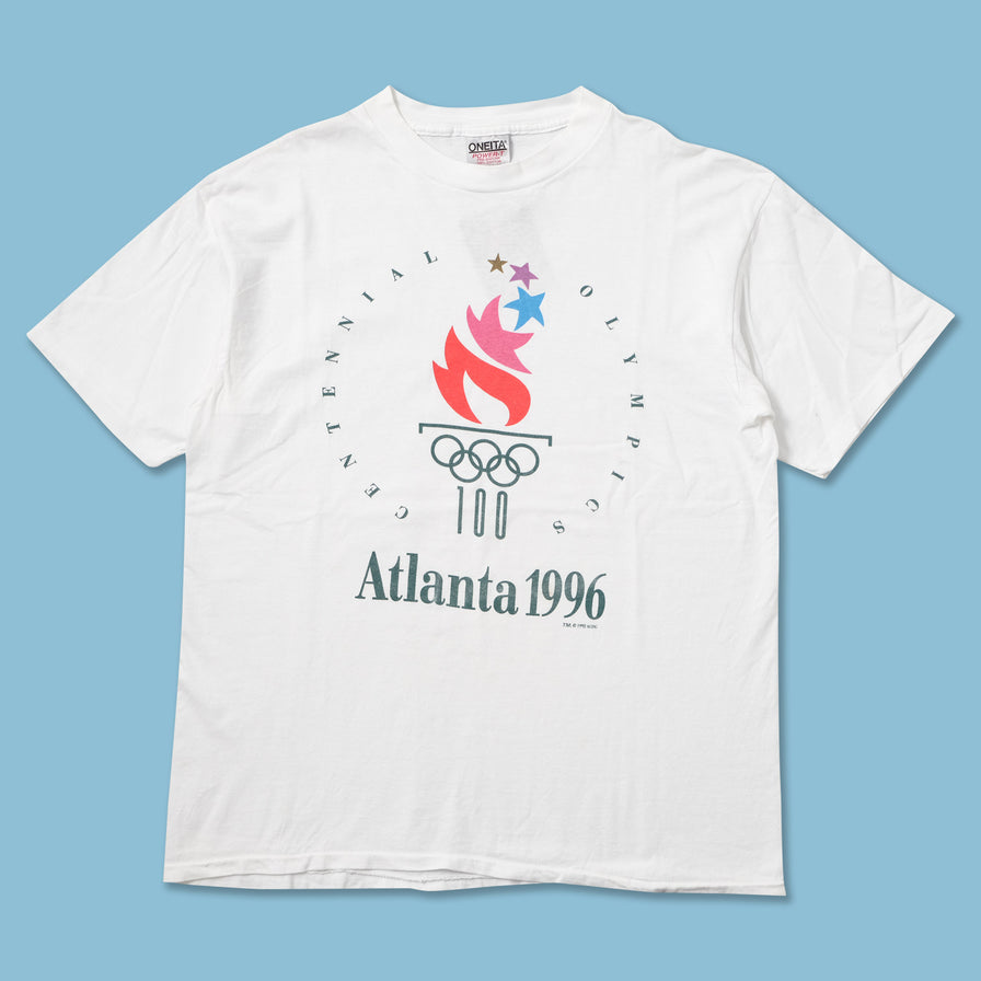 Vintage 1996 Olympic Games Atlanta T-Shirt Large 