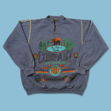Vintage Canada Women's Q-Zip Sweater XSmall 