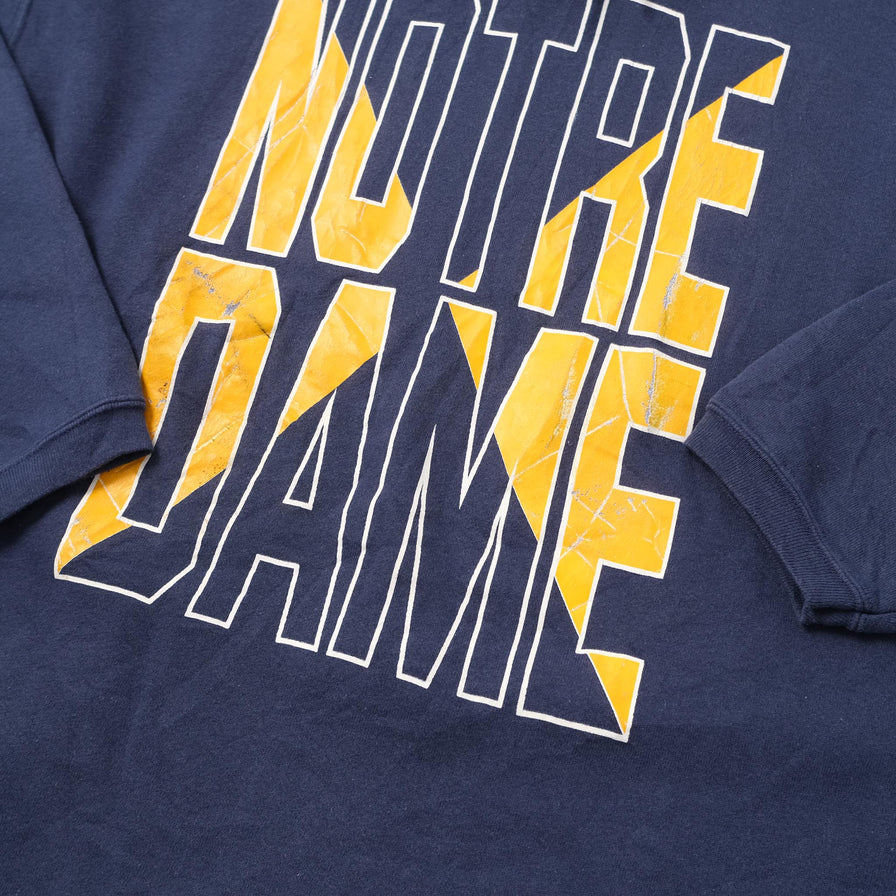Vintage Notre Dame Sweater XLarge 