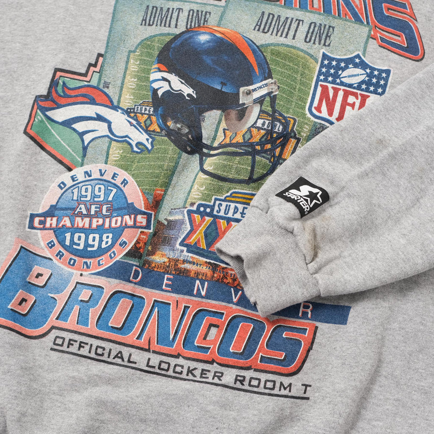 Vintage 1998 Starter Denver Broncos Sweater Large 