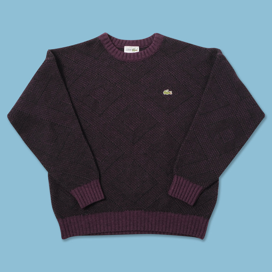 Vintage Lacoste Knit Sweater XLarge 