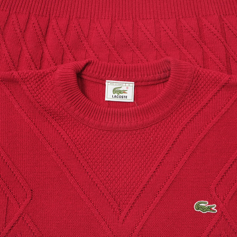 Vintage Lacoste Knit Sweater XLarge 