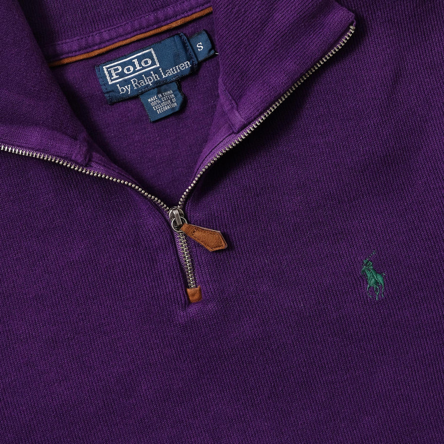 Vintage Women's Polo Ralph Lauren Q-Zip Sweater Medium 