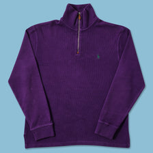 Vintage Women's Polo Ralph Lauren Q-Zip Sweater Medium 