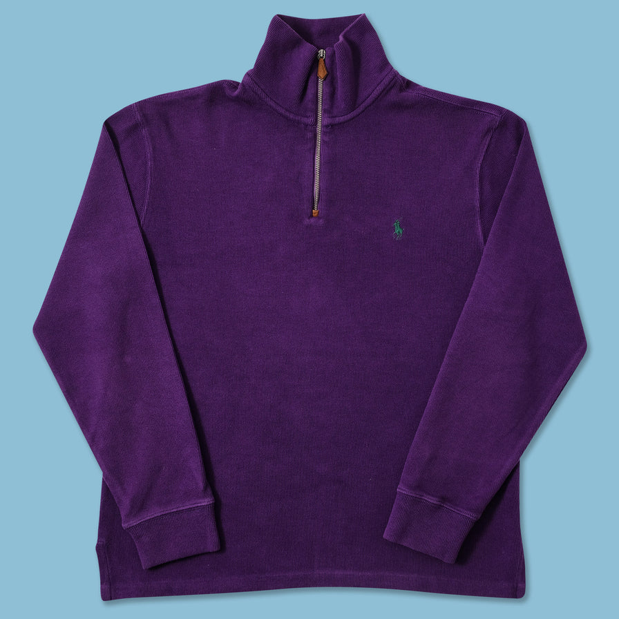 Vintage Women's Polo Ralph Lauren Q-Zip Sweater Medium 