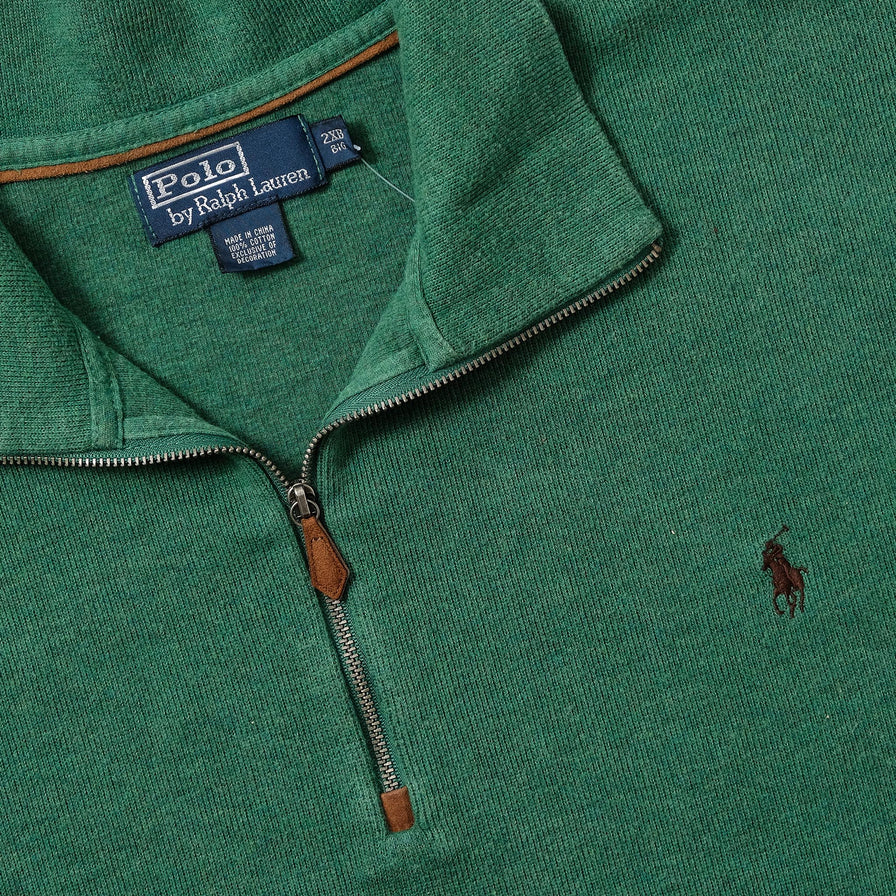 Vintage Polo Ralph Lauren Q-Zip Sweater 3XLarge 