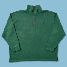 Vintage Polo Ralph Lauren Q-Zip Sweater 3XLarge 