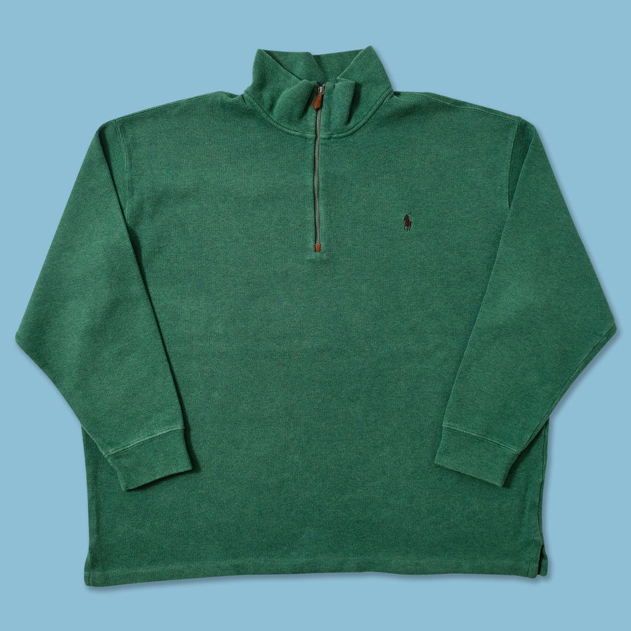 Vintage Polo Ralph Lauren Q-Zip Sweater 3XLarge 