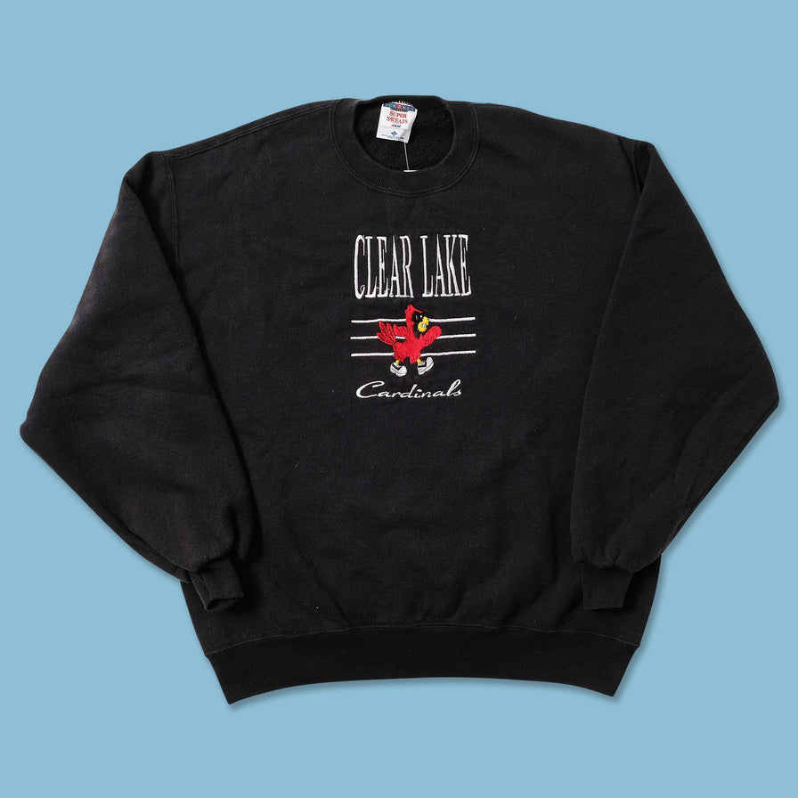 Vintage Clear Lake Cardinals Sweater Large 