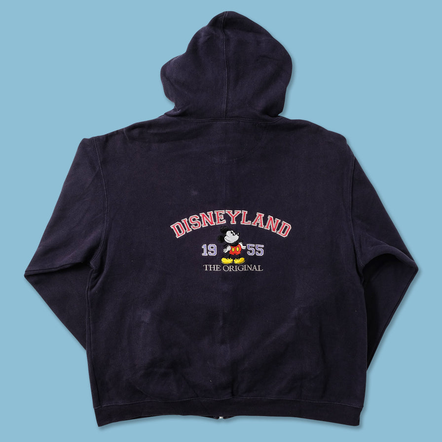 Vintage Disneyland Mickey Mouse Zip Hoody Large 