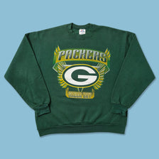 Vintage Green Bay Packers Sweater Large 